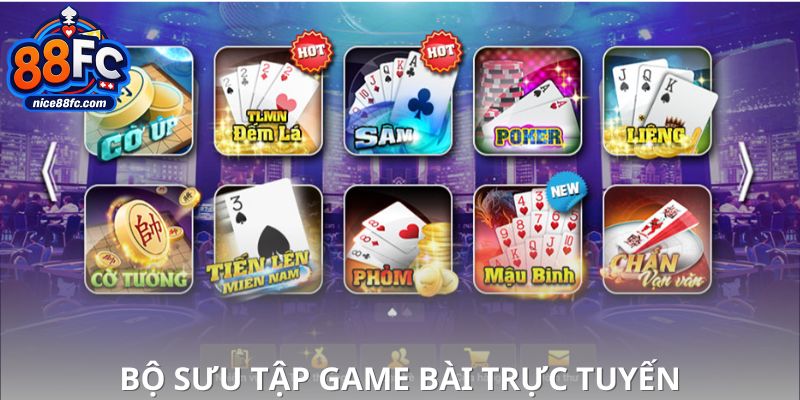 Chia sẻ các trò chơi có trong game bài đổi thưởng