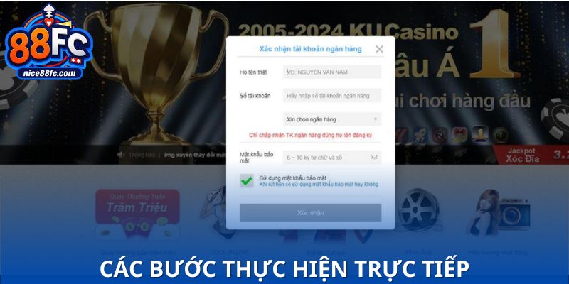 Từng bước thực hiện rút tiền trực tiếp về ngân hàng